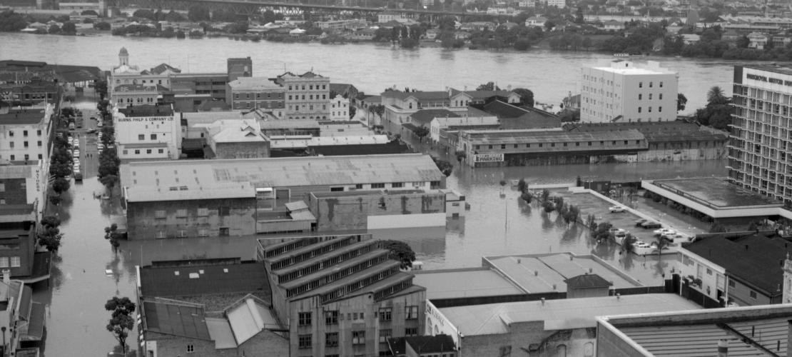 1974 floods qld archival imagery