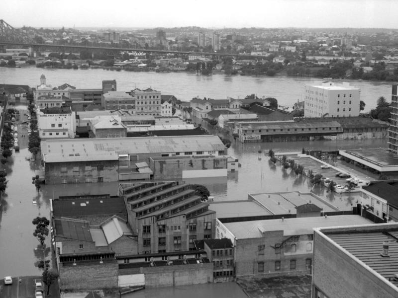 1974 floods qld archival imagery