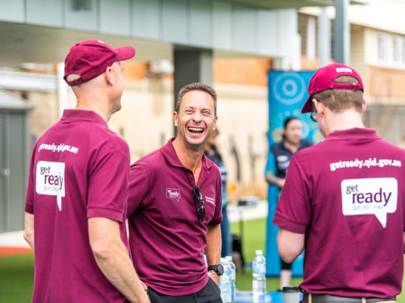 staff chatting and smiling grq week 2022